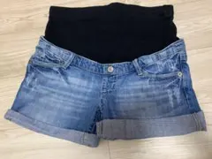 マタニティデニム ショートパンツ