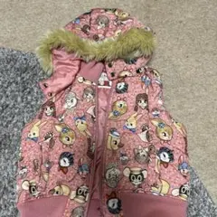 WILLMERY 動物柄 ダウンベスト 130