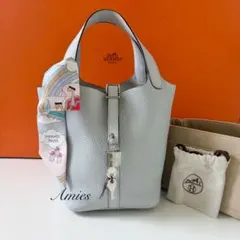 エルメス ピコタンロックPM ブルーペール Z刻印 オレンジBOX付きのサムネイル