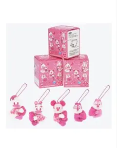 ディズニーパルパルーザ ぬいぐるみチャーム5個 ミッキーマウスと仲間たち