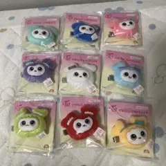 GIGO限定　TWICE LOVELYS ぬいぐるみヘアピン　コンプセット