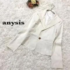 【エニィスィス】any SIS 白ジャケット ハレの日 ボタン2way