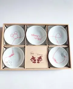 ミッキー＆ミニー　陶器製　小皿のサムネイル