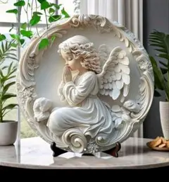 天使の女の子　ウォールアート