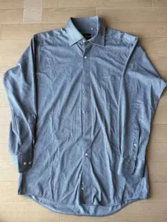 SUIT SELECT グレー スリムフィット シャツ L