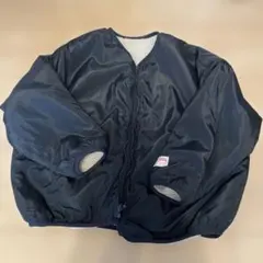 リバーシブルジャケット ブラック　アイボリー