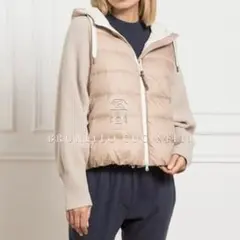 R52★美品★23-24AW★極上フーデッドダウンジャケット ブルネロクチネリのサムネイル