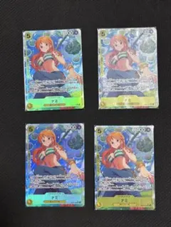 ワンピースカード ナミ パラレル 4枚