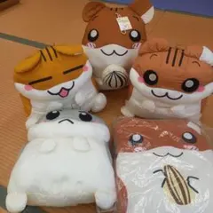 状態悪いです★ハムスター倶楽部★ビッグサイズぬいぐるみ5点セット