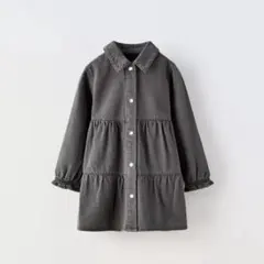 ラインストーン デニム ワンピース