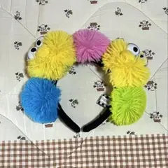 USJ セサミストリート カチューシャ ビッグバード エルモ風 ポンポン