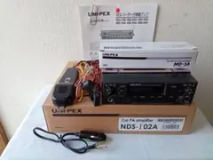 UNI-PEX　20WアンプSD付12V拡声器　スピーカー15W２本 UNI-PEX 20WアンプSD付12V拡声器 スピーカー15W2本 - メルカリ