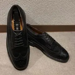 新品未使用 GEORGES RECH 革靴 メンズ ウイングチップ ブローグ 黒 