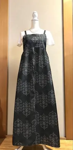 ✧⁎⁺˳✧༚大島紬 着物リメイク ハンドメイド キャミワンピース