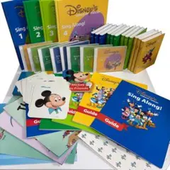 【美品】DWE シングアロング フルセット 新子役 ディズニー英語　未使用品多数
