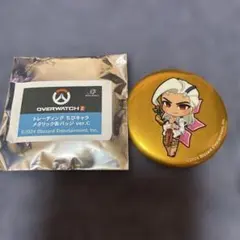 OVERWATCHトレーディング ちびキャラ メタリック缶バッジライフウィーバー