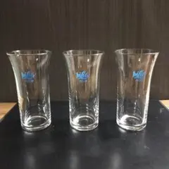 hi-like ハイリキガラスコップ 3個セット昭和レトロ