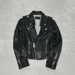 MURUA ダブルライダース 羊革 レザージャケット 短丈 S相当 Y2K