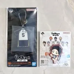 一番くじ 赤葦京治 スクールアイコンボタン付きアクリルチャー ラバーチャーム