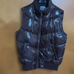 Villain 　ダウンベスト 　ブラウン　　メンズ　　　　　 LLサイズ