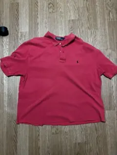 Ralph Lauren 赤 ポロシャツ archive y2k 希少価値高め