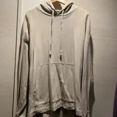 ベージュ XL オーバーサイズ パーカー