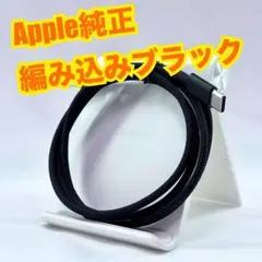 【レア】Apple純正 USB-C 編み込み式充電ケーブル ブラック A2795