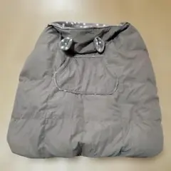 buddy buddy グレー　抱っこ紐ケープ　冬用