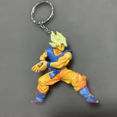レトロ⭐︎ドラゴンボール 孫悟空 超サイヤ人 キーホルダー フィギュア