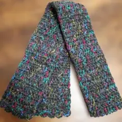 手編み　マフラー