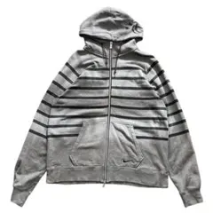 【希少】ナイキ フランス代表 ダブルジップアップ スウェットパーカー ボーダー