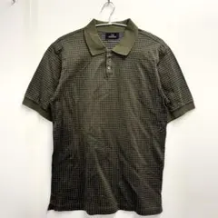 半袖シャツ ワイシャツ トップス 半袖 メンズ チェック柄風 Sサイズ 古着