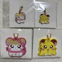 ぽこぷこ様専用　ハム太郎　セリア　ラバーキーホルダー　メタルチャーム