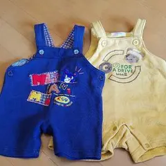 ミキハウス、ベベ　オーバーオール２点セット