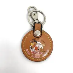 【希少】福岡ダイエーホークス 2000年 パ・リーグ優勝記念 レザーキーホルダー