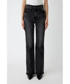 【完売】MOUSSY MVS BLACK FLARE ブーツカットデニム 23
