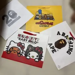 超希少　A BATHING APE コラボ限定紙袋 ショッパー 6枚セット 超希少 A BATHING APE コラボ限定紙袋 ショッパー 6枚セット - メルカリ