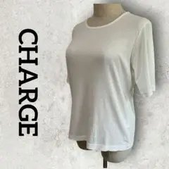 CHARGE レナウン 半袖Tシャツ クルーネックTシャツ (М) 白 タグ付きのサムネイル