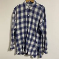 【古着】　チェックシャツ　ネルシャツ