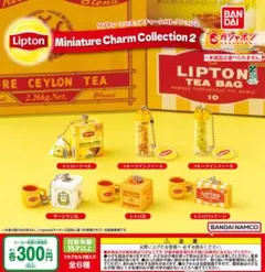 Lipton ミニチュアチャームコレクション2 全6種セット　ガチャ@