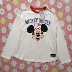 【新品・タグ付き】フタフタ ディズニー ミッキー 長袖Tシャツ 140 秋冬