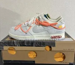Nike Dunk Low ホワイト/グレー/オレンジoff-white