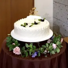 ウェディングケーキ　装花　造花　180cm 結婚式