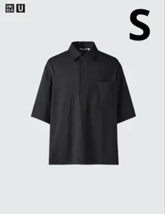 UNIQLO U エアリズム コットン ポロシャツ S ブラック ユニクロ ユー