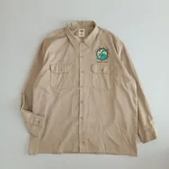 ディッキーズ×ヒロットン×ムラサキスポーツコラボ　ワークシャツ　XL