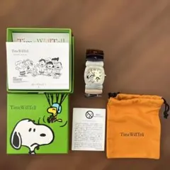 す*)様 スヌーピー TimeWillTell 腕時計 Sサイズのサムネイル