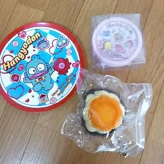 未使用　ハンギョドンのお皿、たまごっちの小物入れ、プリンのスクイーズのサムネイル