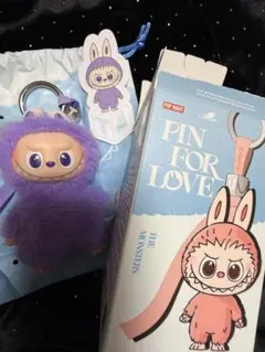 ラブブ T 紫 POP MART