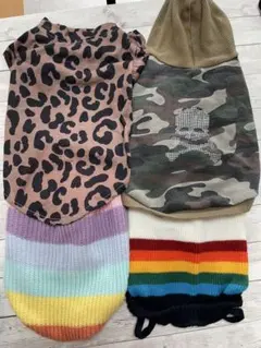 【割引中】 犬用品 犬服 猫服 ペット洋服 4枚セットのサムネイル