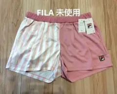 未使用新品【FILA】 ショートパンツ ピンク ストライプ Mのサムネイル